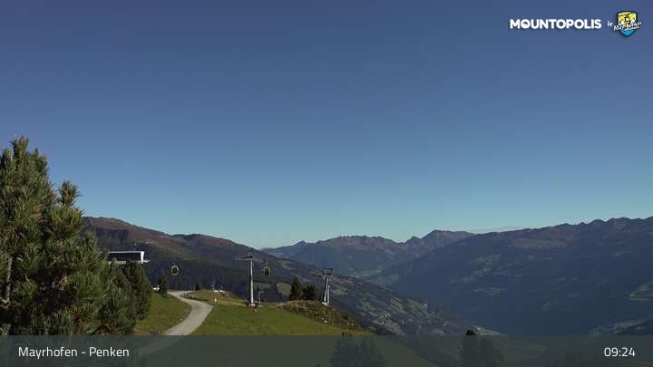 Archiv Foto Webcam Mayrhofen: Penkenbahn
