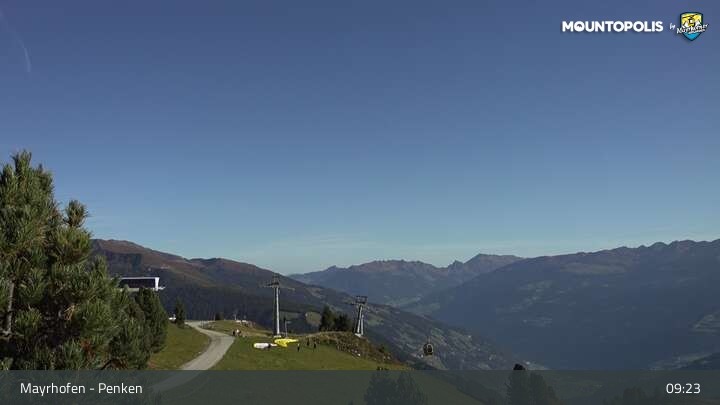 Archiv Foto Webcam Mayrhofen: Penkenbahn