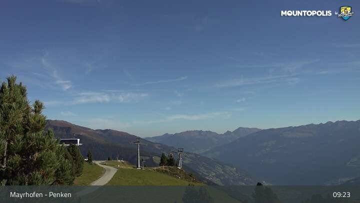 Archiv Foto Webcam Mayrhofen: Penkenbahn
