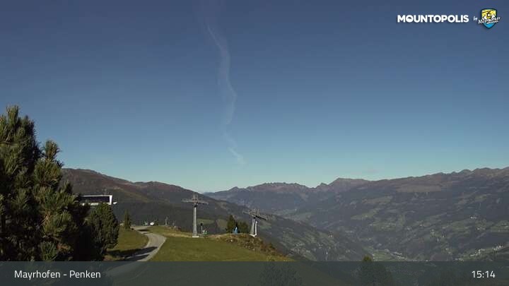 Archiv Foto Webcam Mayrhofen: Penkenbahn