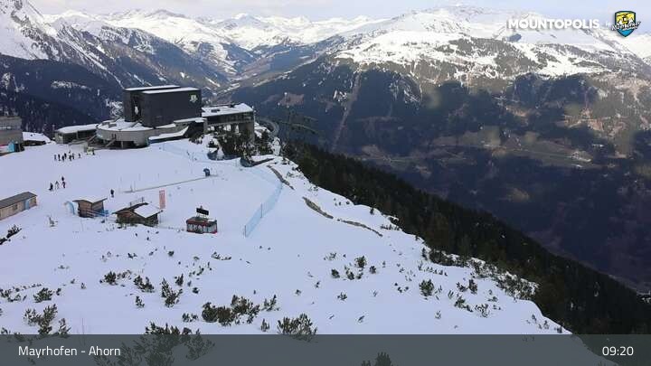 Archiv Foto Webcam Mayrhofen - Bergstation auf dem Ahorn
