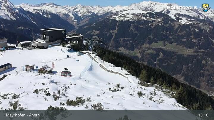 Archiv Foto Webcam Mayrhofen - Bergstation auf dem Ahorn