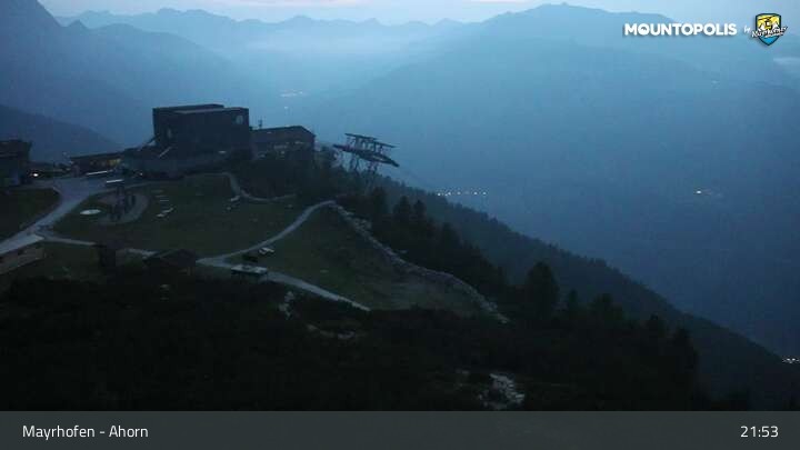 Archiv Foto Webcam Mayrhofen - Bergstation auf dem Ahorn