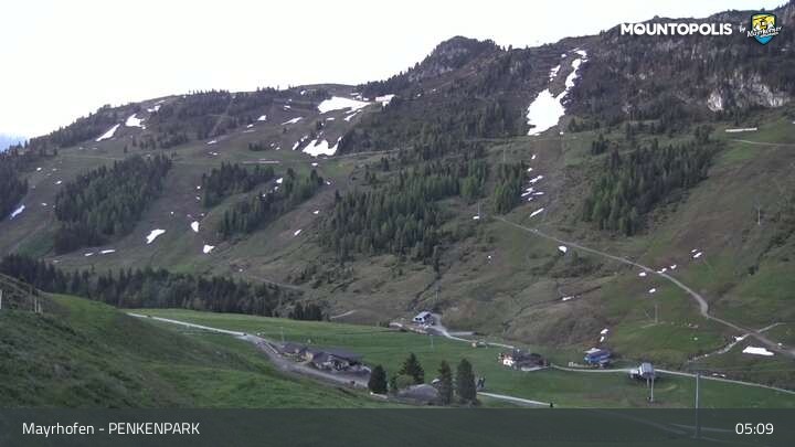 Archived image Webcam Mayrhofen - Horberg mountain