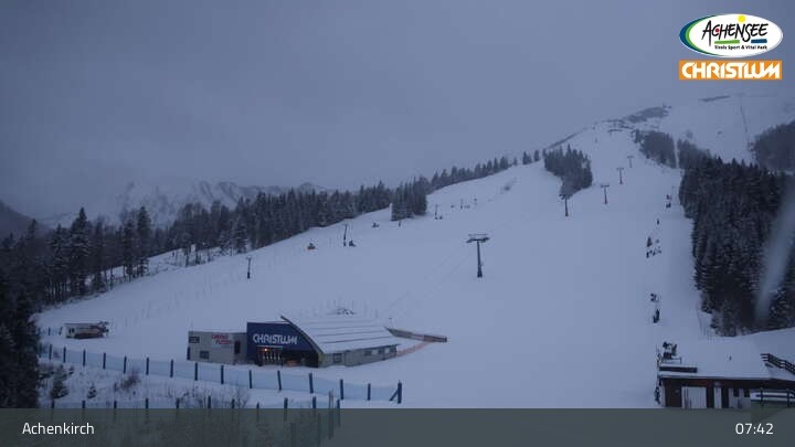 Archiv Foto Webcam Bergbahnen Christlum, Achenkirch