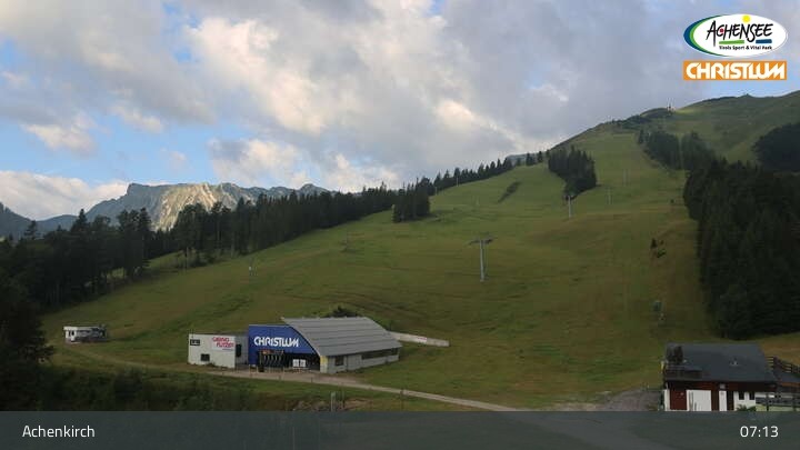 Archiv Foto Webcam Bergbahnen Christlum, Achenkirch