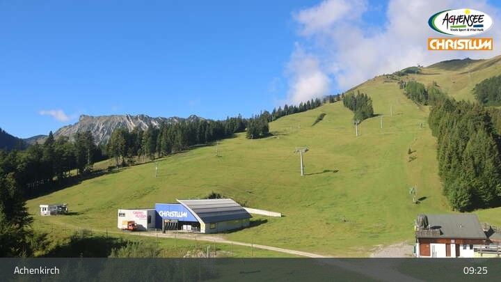 Archiv Foto Webcam Bergbahnen Christlum, Achenkirch