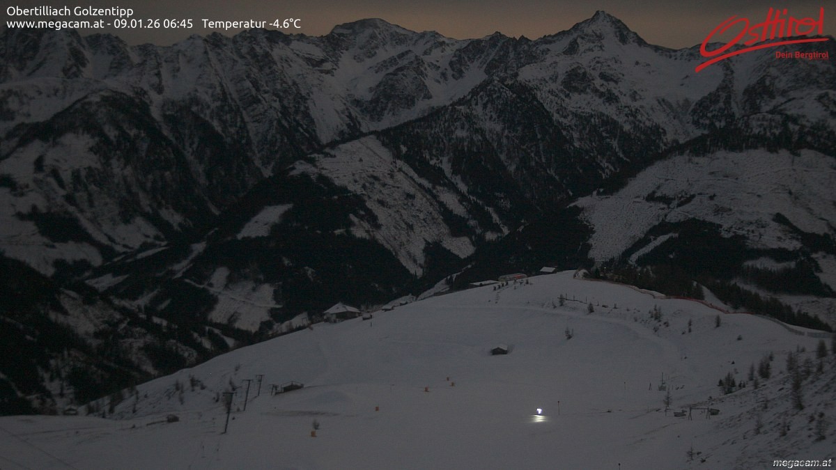 Archiv Foto Webcam Golzentipp in Obertilliach