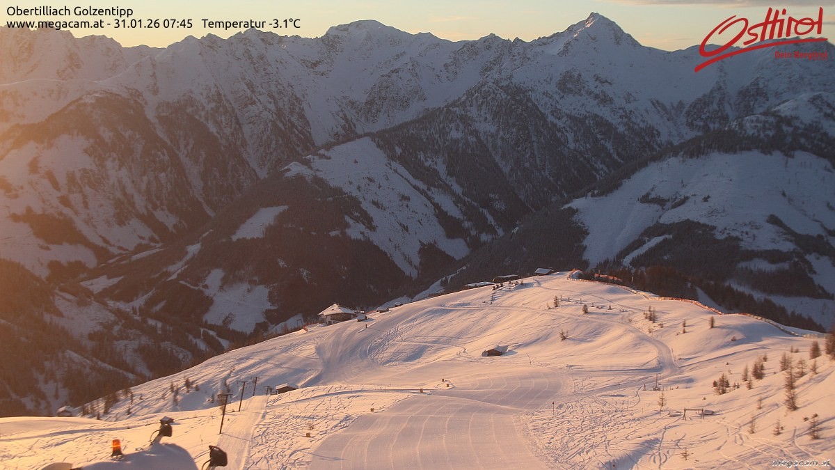 Archiv Foto Webcam Golzentipp in Obertilliach