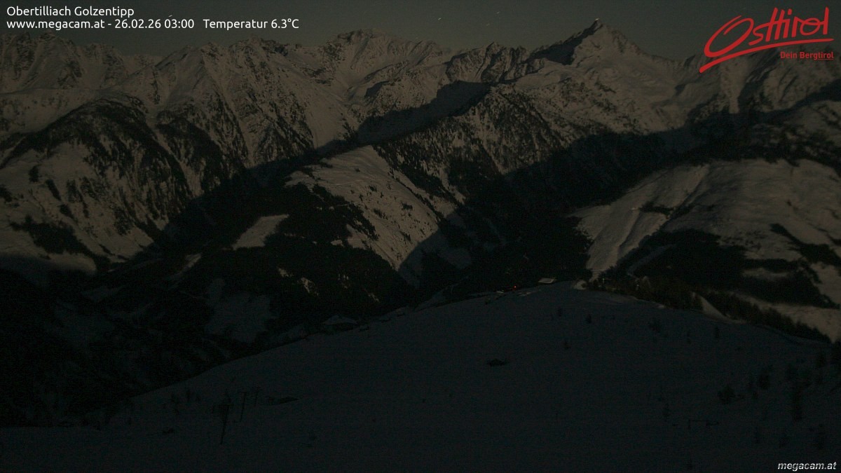 Archived image Webcam Golzentipp mountain in Obertilliach