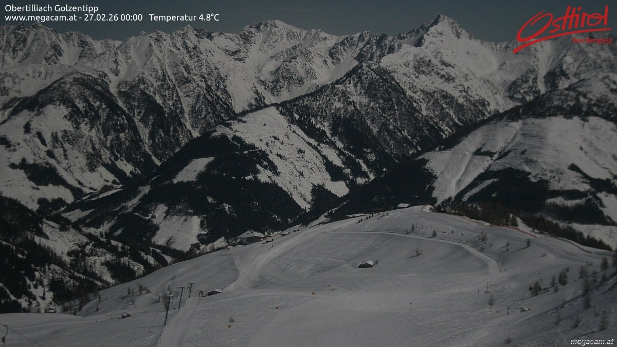 Archived image Webcam Golzentipp mountain in Obertilliach