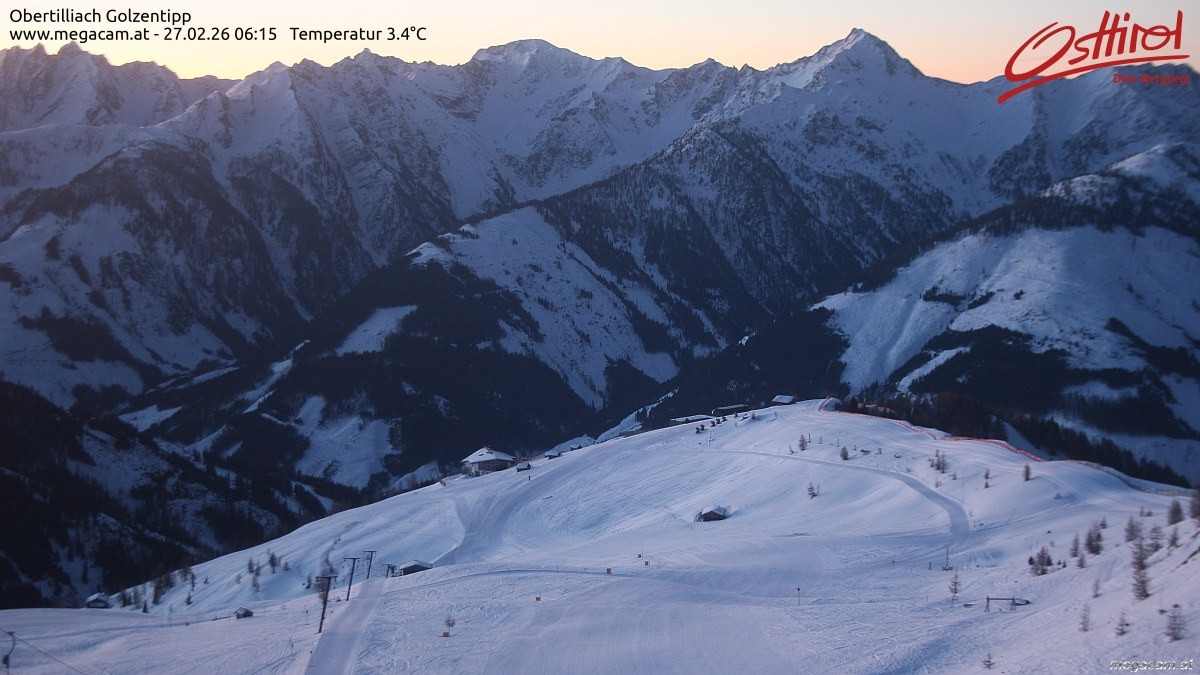 Archived image Webcam Golzentipp mountain in Obertilliach