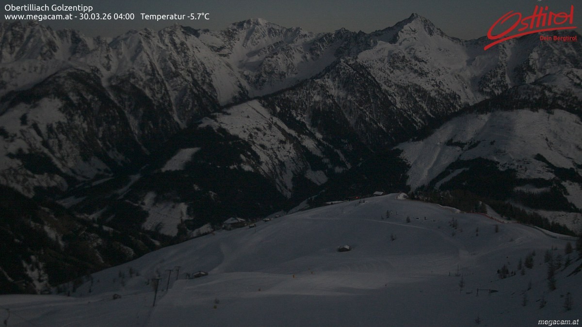 Archiv Foto Webcam Golzentipp in Obertilliach