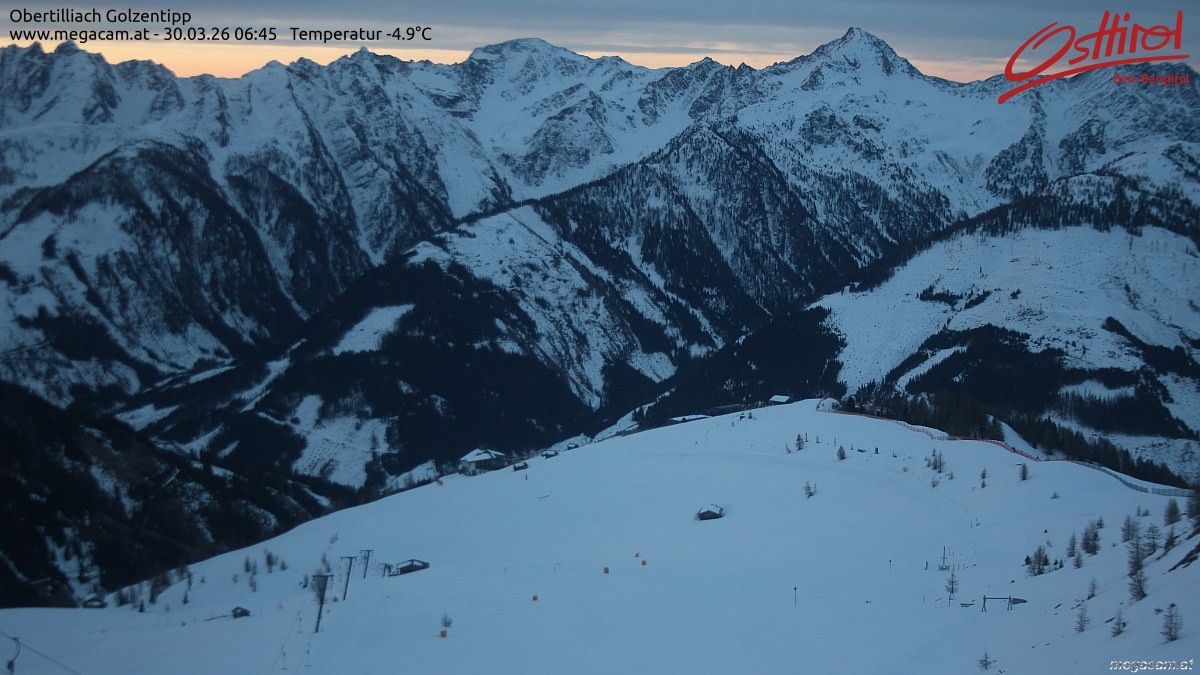 Archiv Foto Webcam Golzentipp in Obertilliach