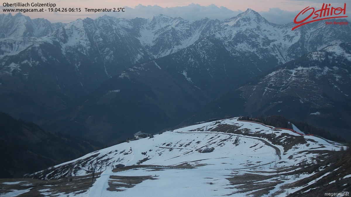 Archiv Foto Webcam Golzentipp in Obertilliach