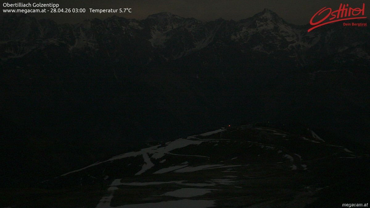 Archived image Webcam Golzentipp mountain in Obertilliach