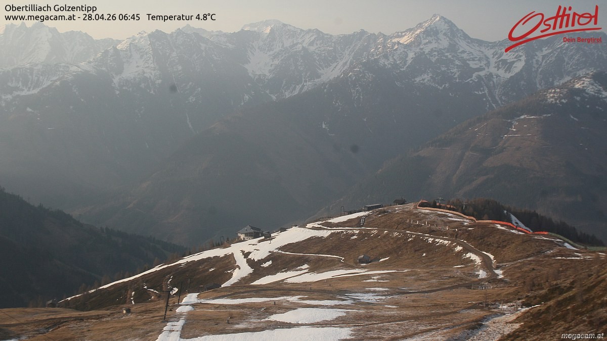 Archived image Webcam Golzentipp mountain in Obertilliach