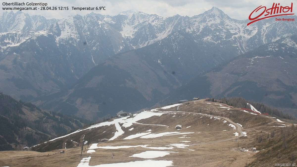 Archived image Webcam Golzentipp mountain in Obertilliach