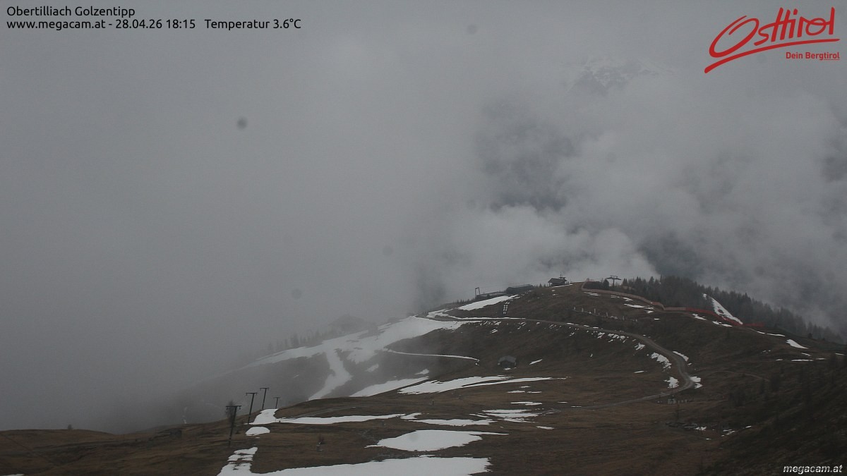 Archived image Webcam Golzentipp mountain in Obertilliach