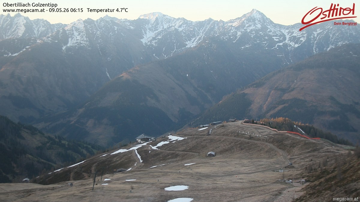 Archiv Foto Webcam Golzentipp in Obertilliach