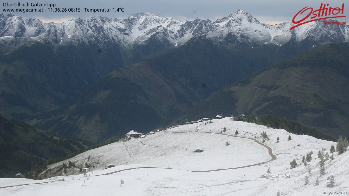 Archived image Webcam Golzentipp mountain in Obertilliach