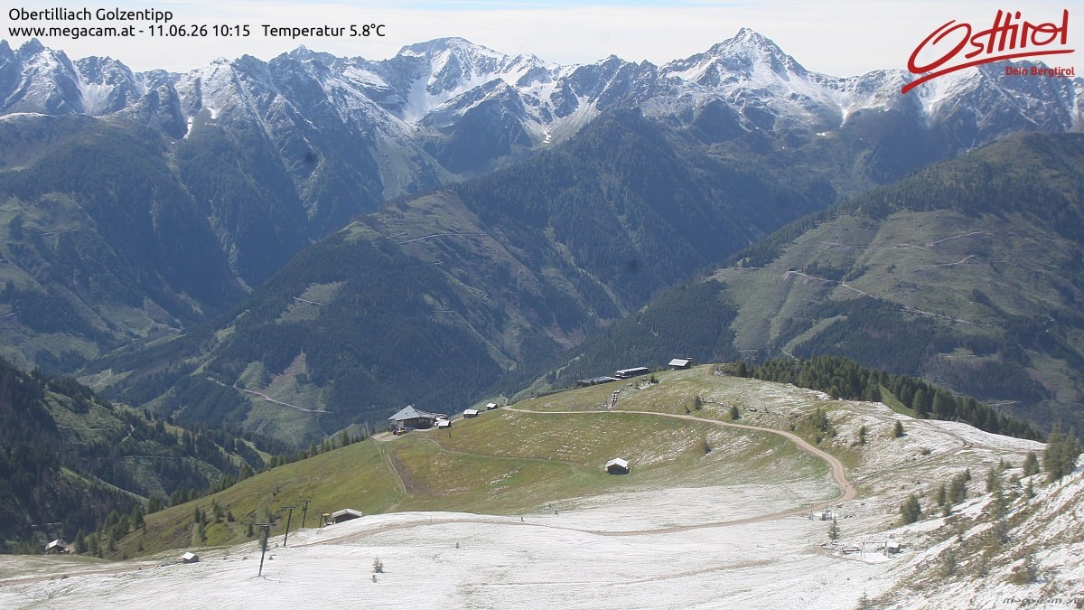Archived image Webcam Golzentipp mountain in Obertilliach