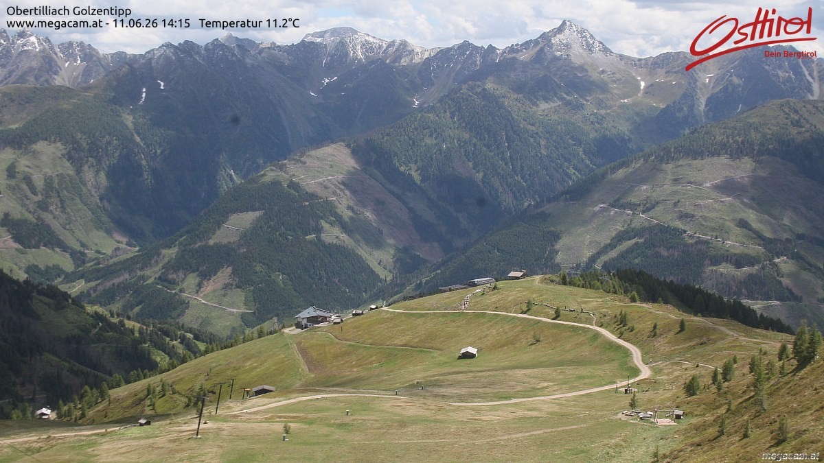 Archived image Webcam Golzentipp mountain in Obertilliach