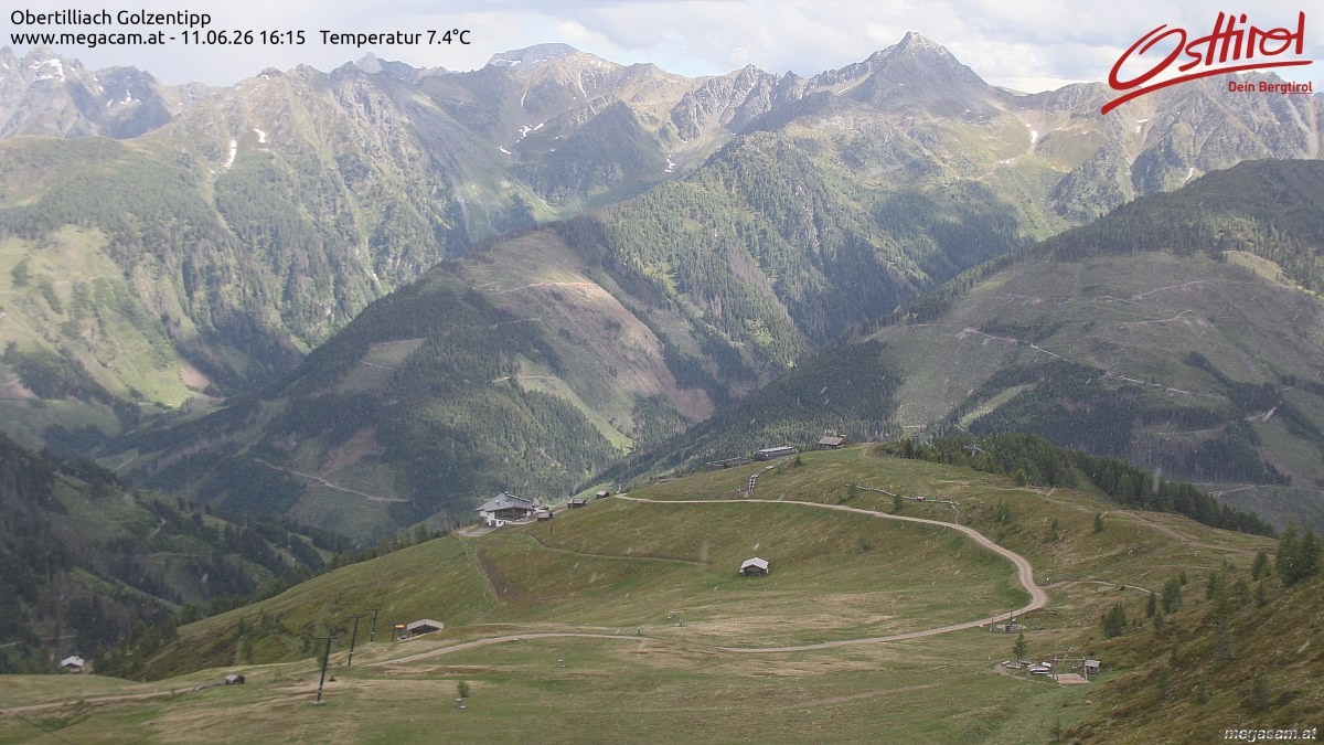 Archived image Webcam Golzentipp mountain in Obertilliach