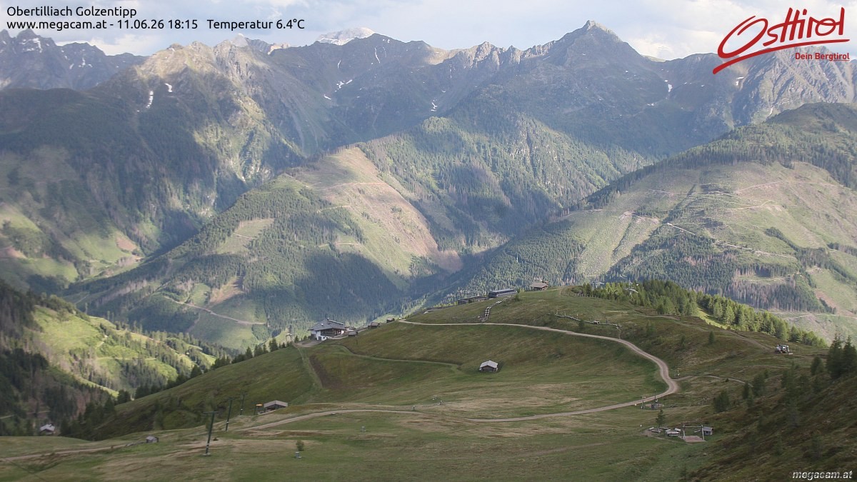 Archived image Webcam Golzentipp mountain in Obertilliach