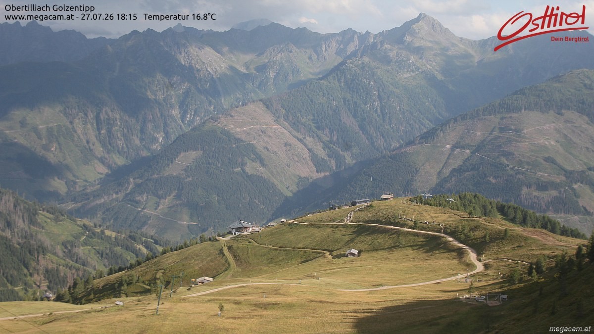 Archived image Webcam Golzentipp mountain in Obertilliach