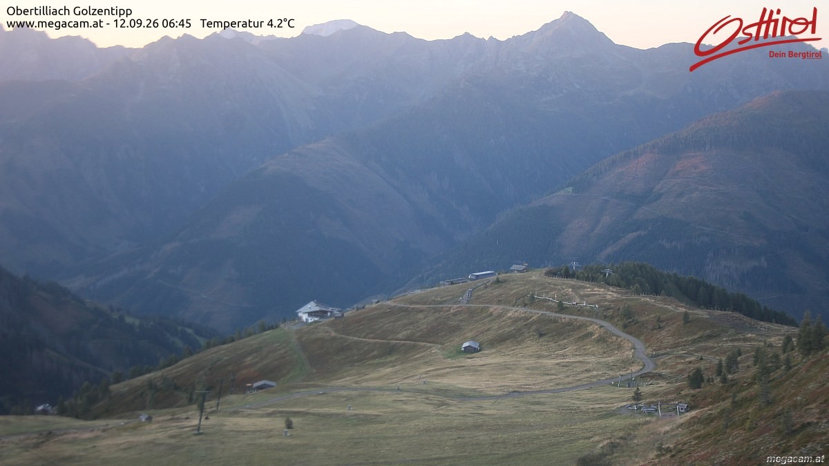 Archiv Foto Webcam Golzentipp in Obertilliach