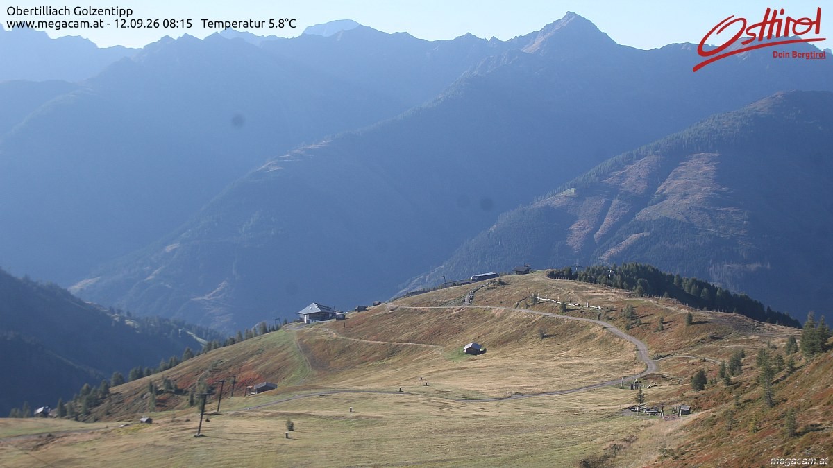 Archiv Foto Webcam Golzentipp in Obertilliach