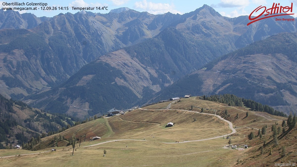 Archiv Foto Webcam Golzentipp in Obertilliach