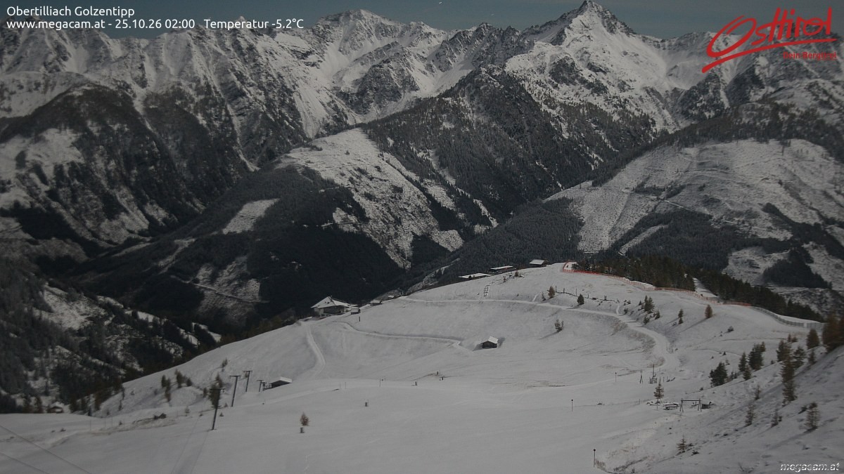 Archiv Foto Webcam Golzentipp in Obertilliach
