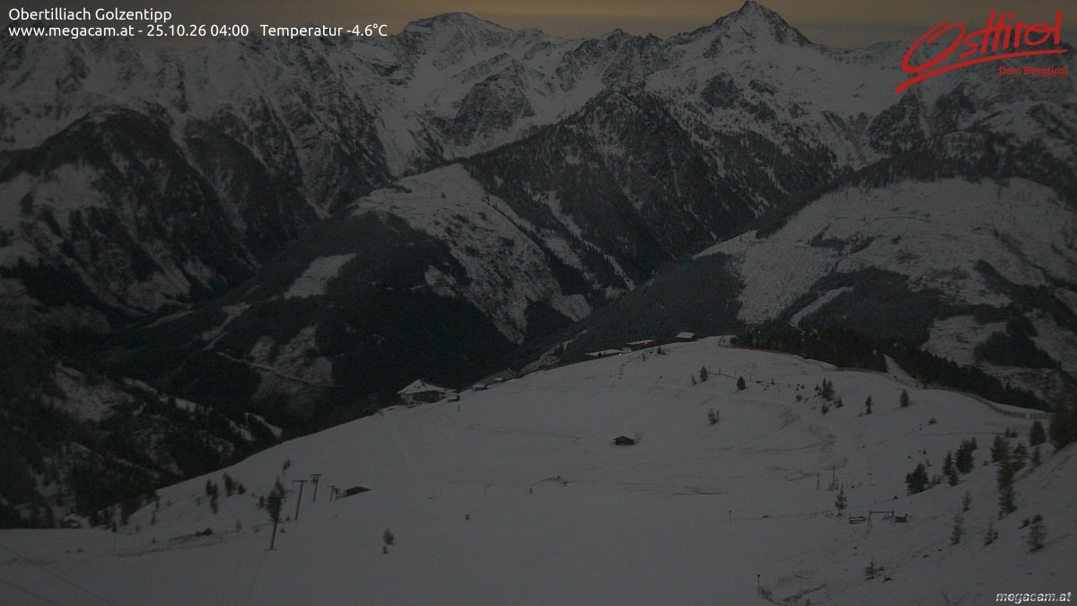 Archived image Webcam Golzentipp mountain in Obertilliach