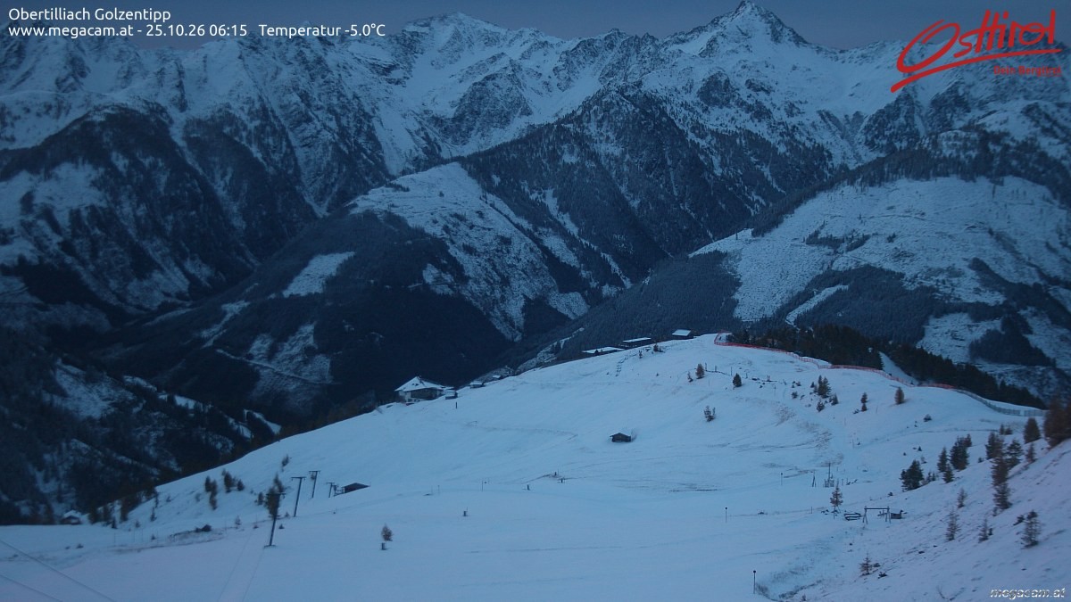 Archived image Webcam Golzentipp mountain in Obertilliach