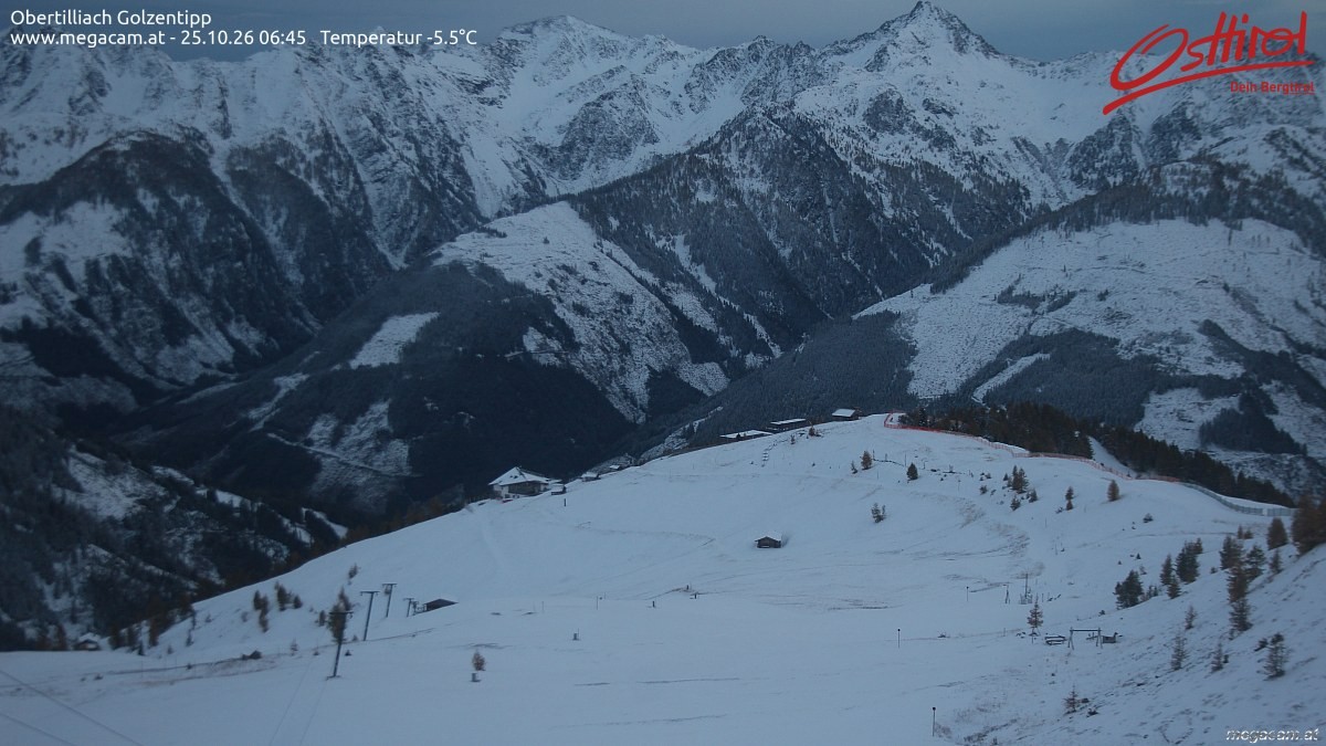 Archived image Webcam Golzentipp mountain in Obertilliach