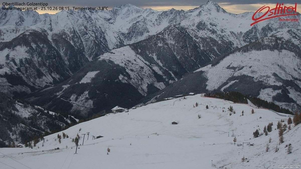 Archived image Webcam Golzentipp mountain in Obertilliach