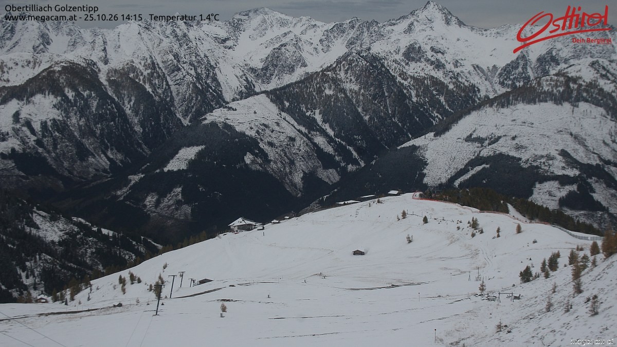 Archived image Webcam Golzentipp mountain in Obertilliach