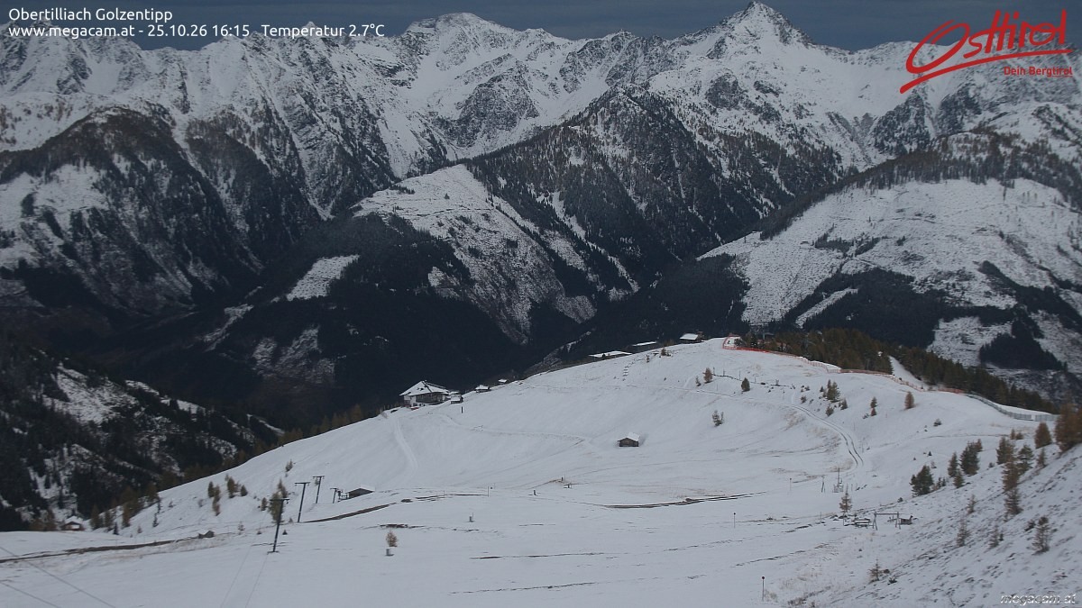 Archived image Webcam Golzentipp mountain in Obertilliach
