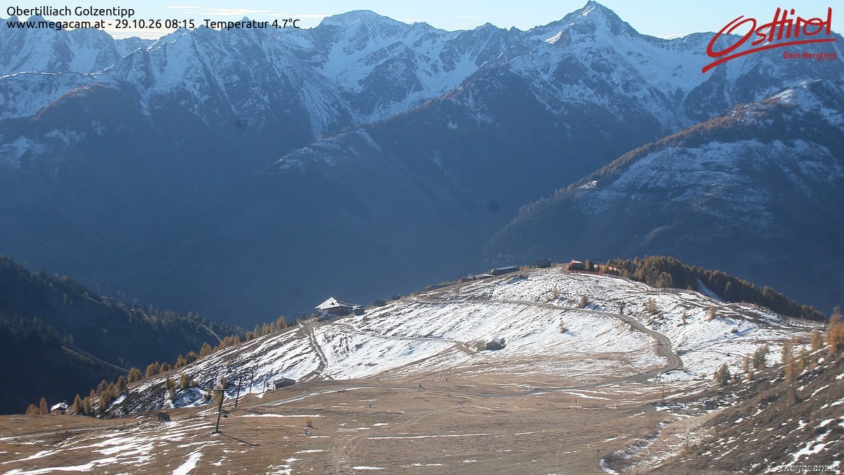 Archiv Foto Webcam Golzentipp in Obertilliach