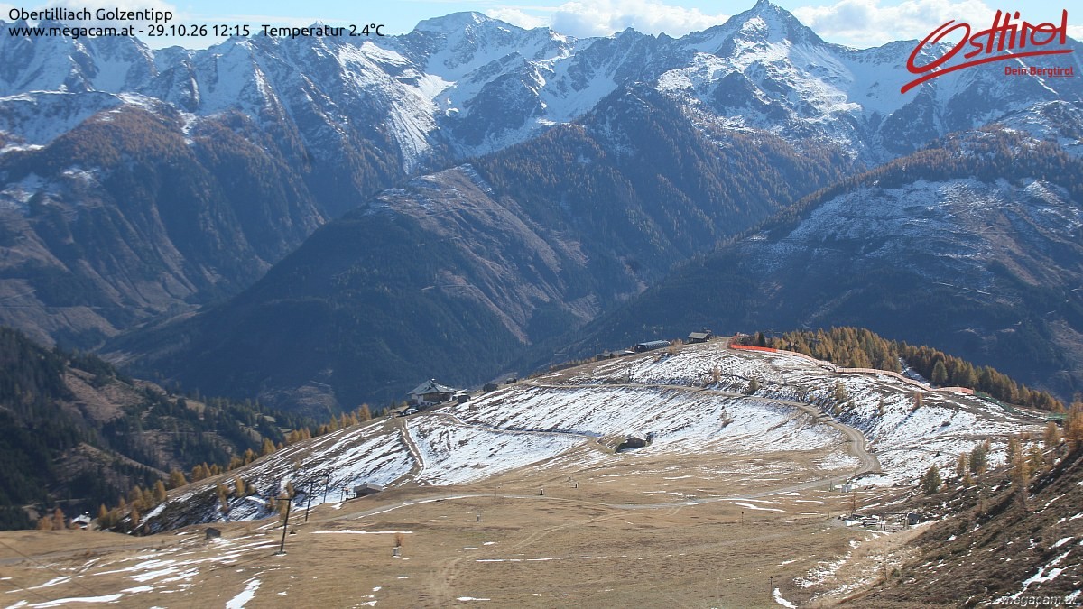 Archiv Foto Webcam Golzentipp in Obertilliach