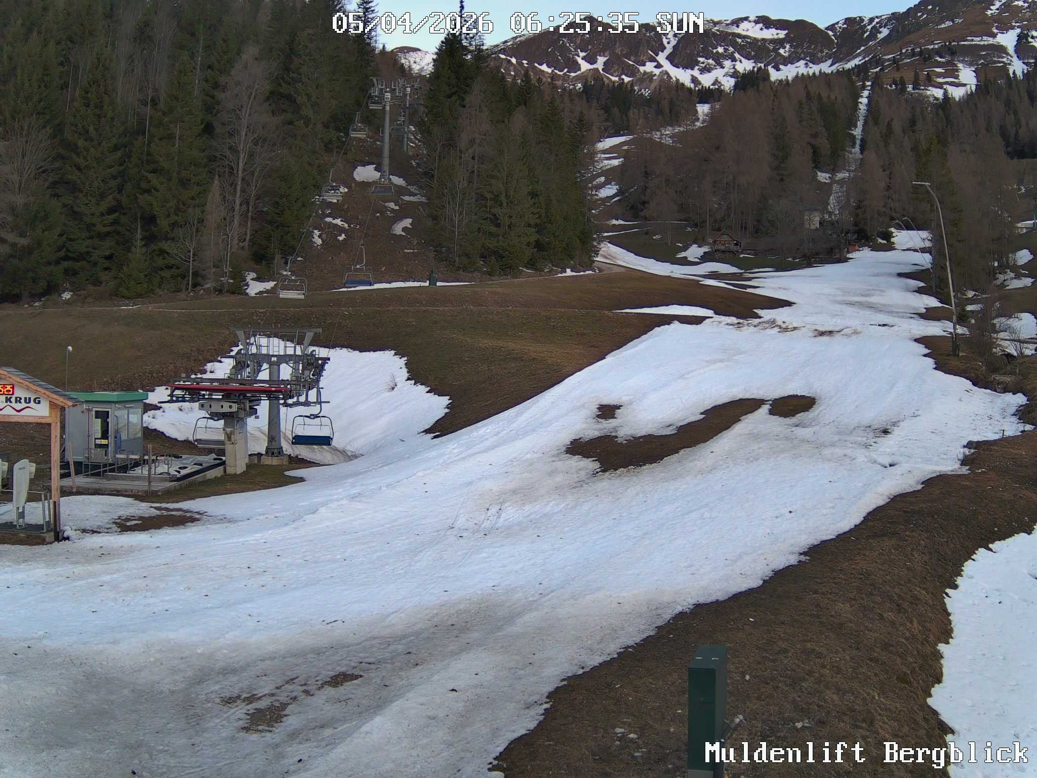 Archiv Foto Webcam Brunnalm/Hohe Veitsch, Talstation Muldenlift