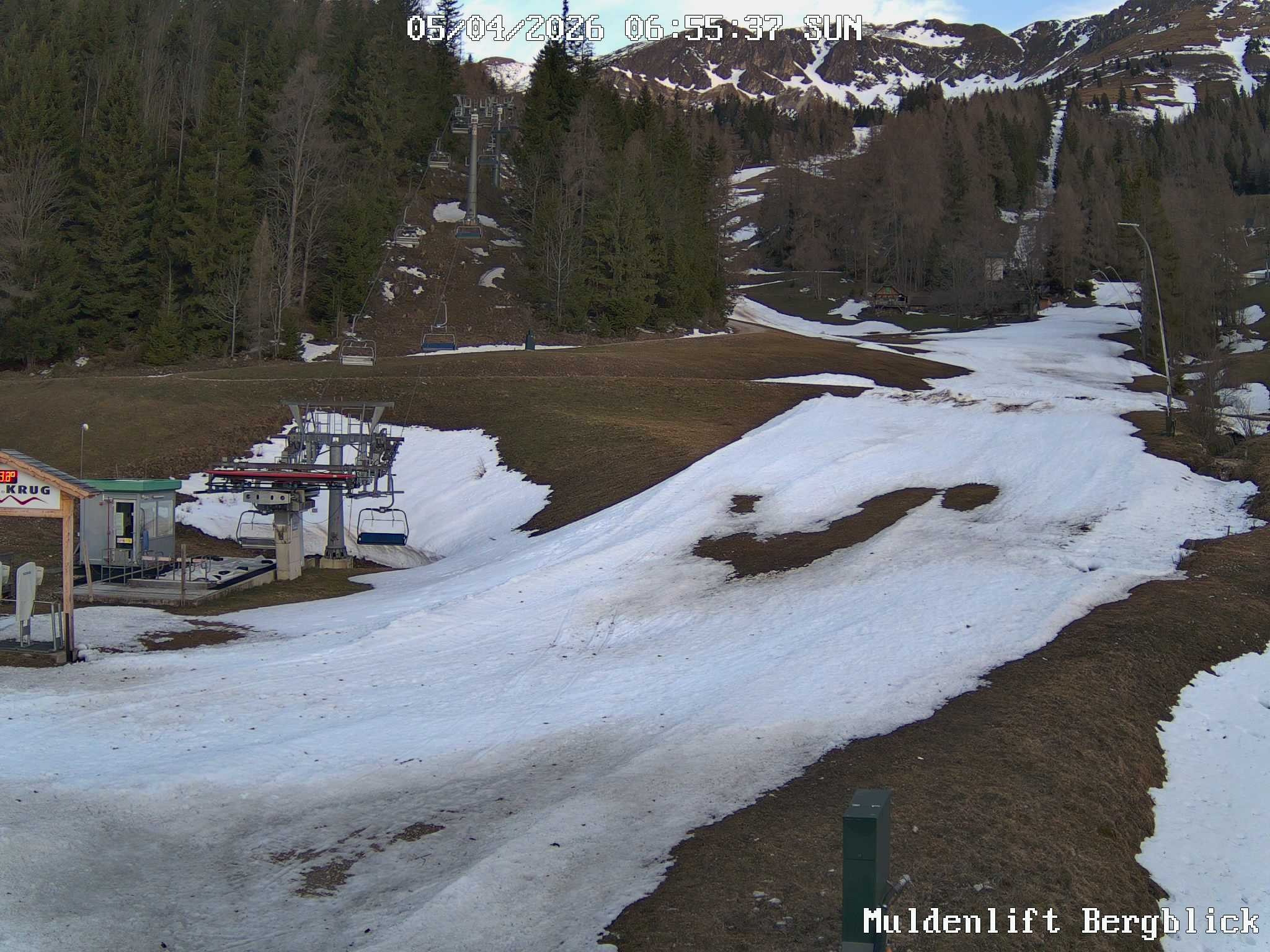 Archiv Foto Webcam Brunnalm/Hohe Veitsch, Talstation Muldenlift