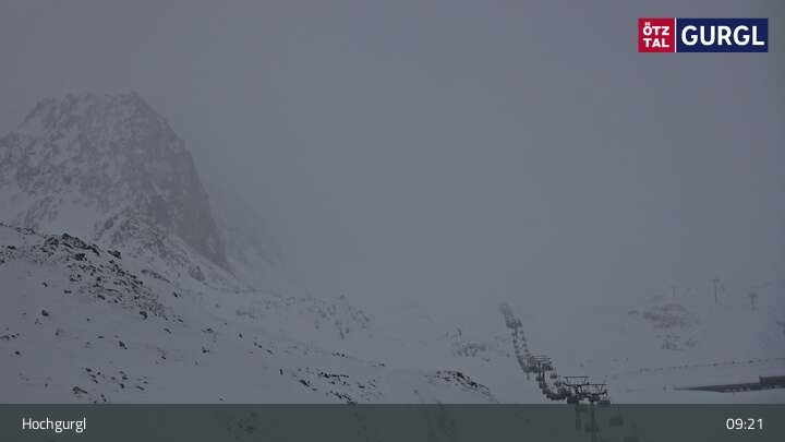 Archiv Foto Webcam Hochgurgl im Ötztal - Schermerbahn