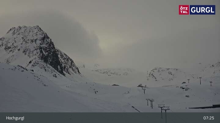 Archiv Foto Webcam Hochgurgl im Ötztal - Schermerbahn