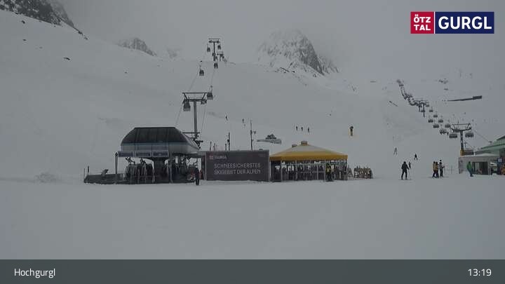 Archiv Foto Webcam Hochgurgl im Ötztal - Schermerbahn