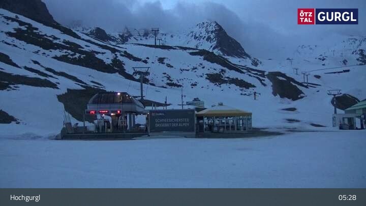 Archiv Foto Webcam Hochgurgl im Ötztal - Schermerbahn