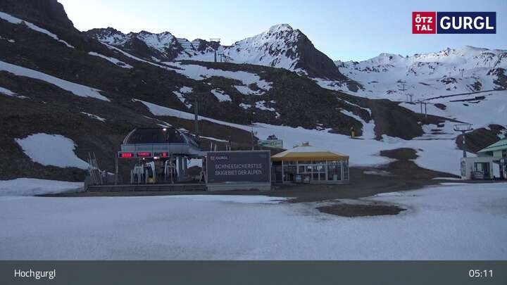 Archiv Foto Webcam Hochgurgl im Ötztal - Schermerbahn