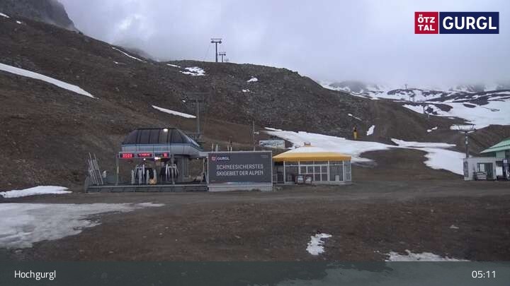Archiv Foto Webcam Hochgurgl im Ötztal - Schermerbahn